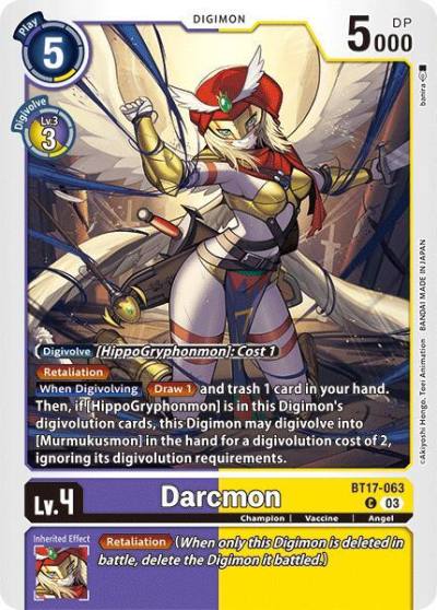 Darcmon BT17-063 C Secret Crisis Digimon card