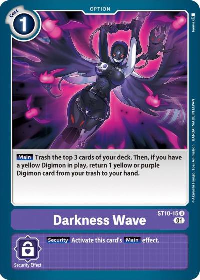 Darkness Wave ST10-15 U Starter Deck 10: Parallel World Tactician Digimon card