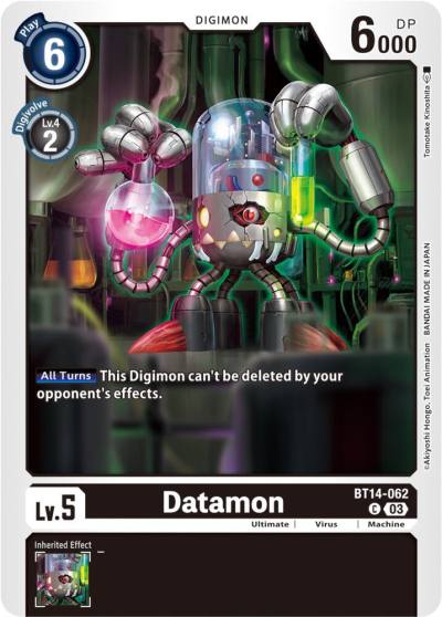 Datamon BT14-062 C Blast Ace Digimon card