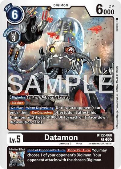 Datamon BT22-060 C Cyber Eden Digimon card