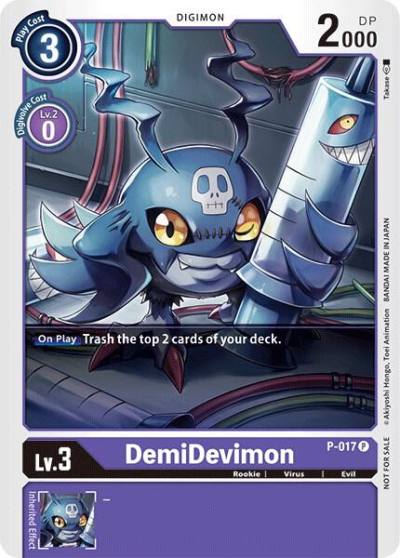 DemiDevimon P-017 P Digimon Promotion Cards Digimon card