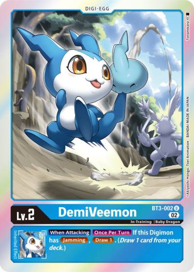 DemiVeemon Resurgence Booster Reprint BT3-002 U Resurgence Booster Digimon card