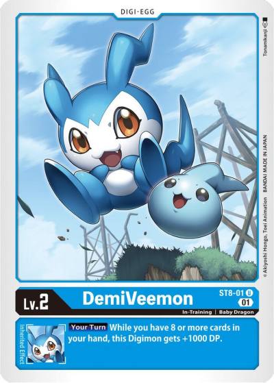DemiVeemon ST8-01 U Starter Deck 08: Ulforce Veedramon Digimon card