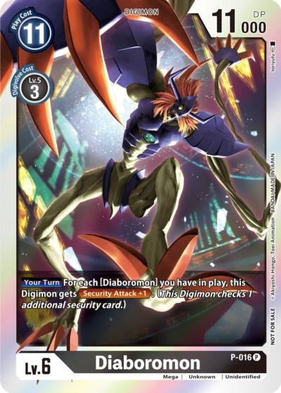 Diaboromon Event Pack 3 P-016 P Digimon Promotion Cards Digimon card