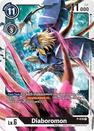 Diaboromon P-016 P Digimon Promotion Cards Digimon card