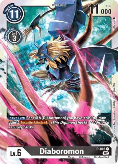 Diaboromon Resurgence Booster Reprint P-016 P Resurgence Booster Digimon card