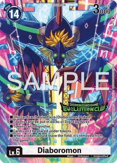 Diaboromon Token Evolution Cup 2025 Vol 2  Digimon Promotion Cards Digimon card