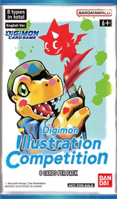 Digimon Illustration Competition Pack 2022  Digimon Promotion Cards Digimon card