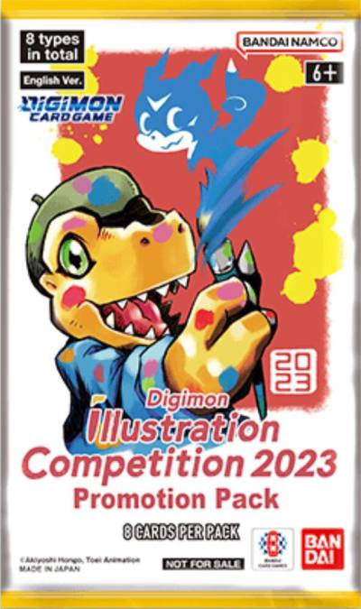 Digimon Illustration Competition Pack 2023  Digimon Promotion Cards Digimon card