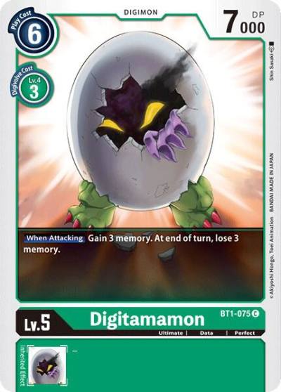 Digitamamon BT1-075 C Release Special Booster 1.0 Digimon card