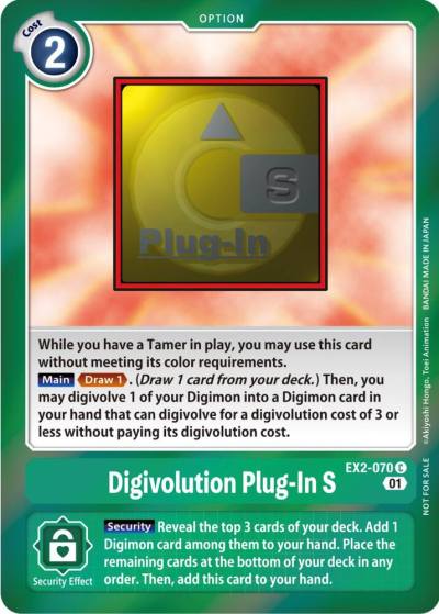 Digivolution Plug In S Event Pack 4 EX2-070 C Digital Hazard Digimon card