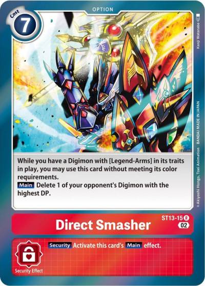 Direct Smasher ST13-15 R Starter Deck 13: Ragnaloardmon Digimon card