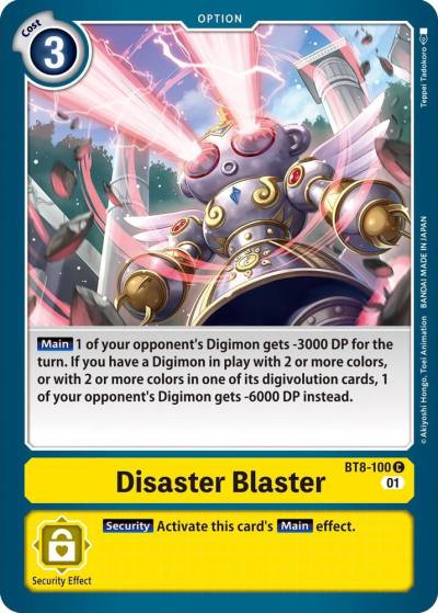 Disaster Blaster BT8-100 C New Awakening Digimon card