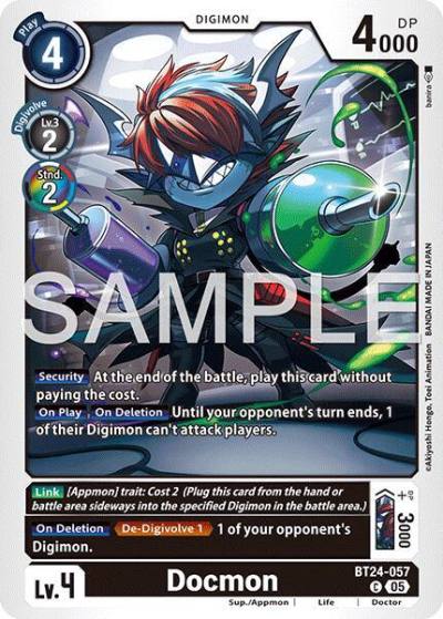 Docmon BT24-057 C Time Stranger Digimon card