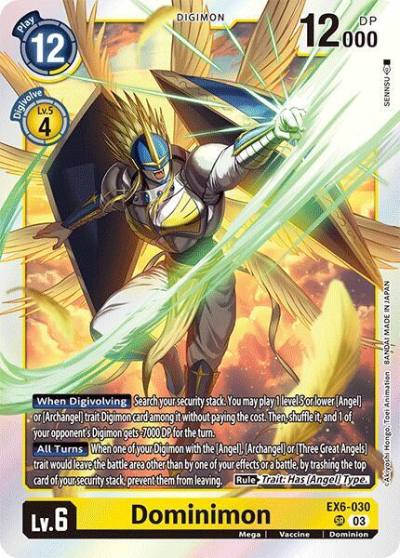 Dominimon EX6-030 SR Infernal Ascension Digimon card