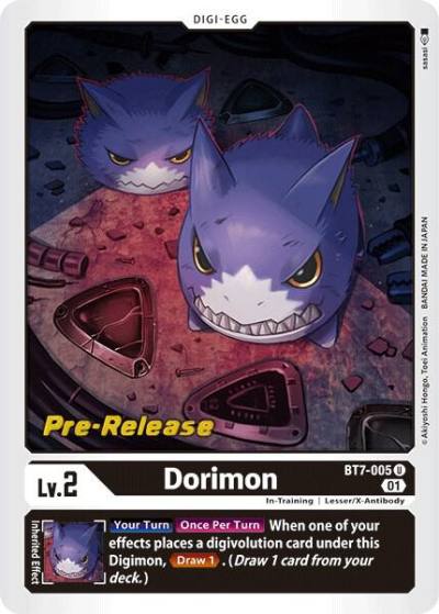 Dorimon BT7-005 U Next Adventure Pre-Release Cards Digimon card