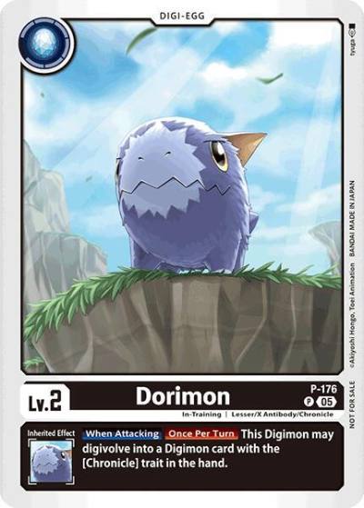Dorimon Store Tournament 2025 Vol2 Participation Pack P-176 P Digimon Promotion Cards Digimon card