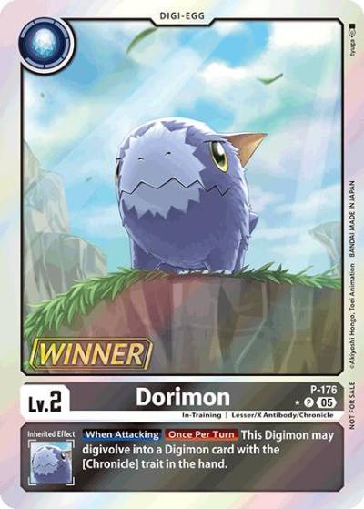 Dorimon Store Tournament 2025 Vol2 Winner Pack P-176 P Digimon Promotion Cards Digimon card