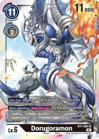 Dorugoramon BT7-065 SR Next Adventure Digimon card