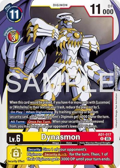 Dynasmon AD1-017 R Advanced Booster Digimon Generation Digimon card
