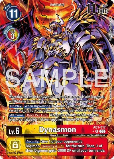 Dynasmon Alternate Art AD1-017 R Advanced Booster Digimon Generation Digimon card