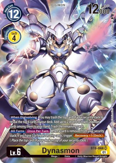 Dynasmon Alternate Art BT6-044 SR Double Diamond Digimon card