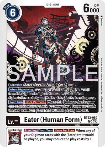 Eater Human Form BT22-080 C Cyber Eden Digimon card