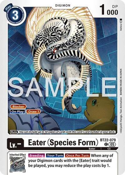 Eater Species Form BT22-079 C Cyber Eden Digimon card