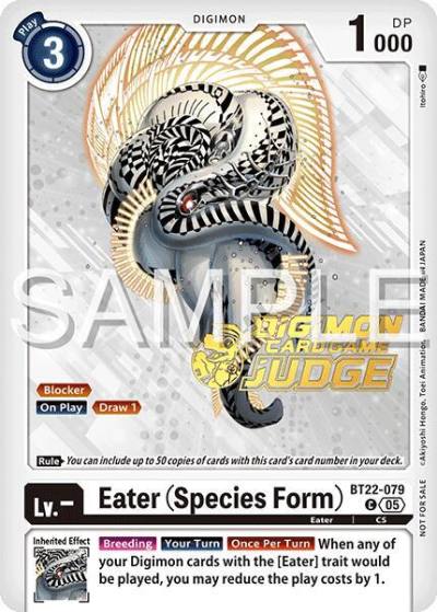 Eater Species Form Judge Pack 2025 Wave 2 BT22-079 C Cyber Eden Digimon card