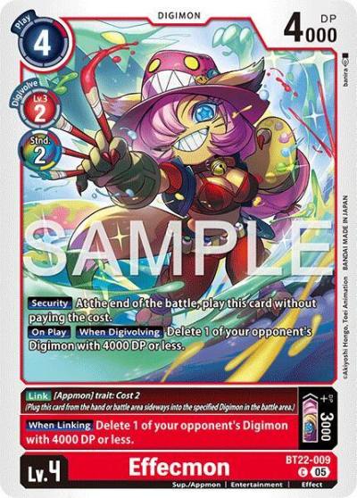 Effecmon BT22-009 C Cyber Eden Digimon card