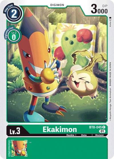 Ekakimon BT8-045 C New Awakening Digimon card