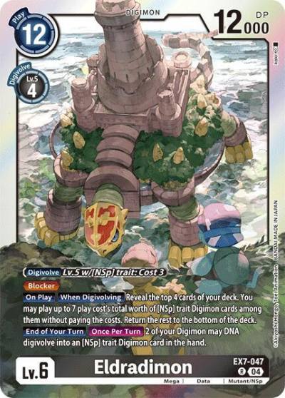 Eldradimon EX7-047 R Digimon LIBERATOR Digimon card