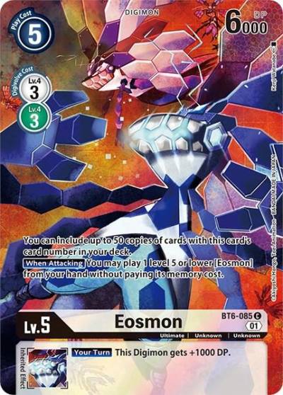 Eosmon Alternate Art BT6-085 C Dimensional Phase Digimon card