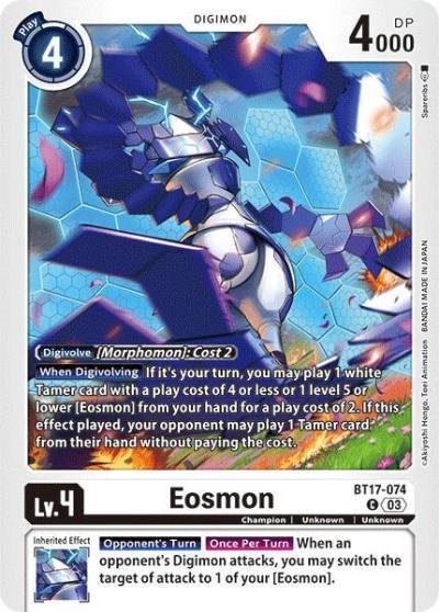 Eosmon BT17-074 C Secret Crisis Digimon card