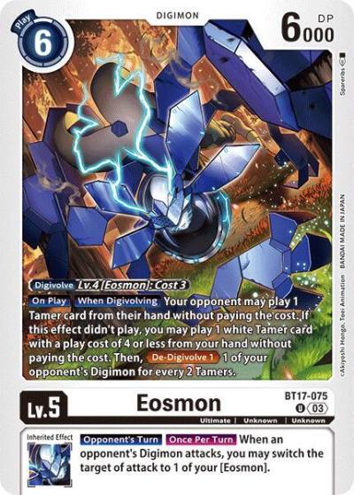 Eosmon BT17-075 U Secret Crisis Digimon card