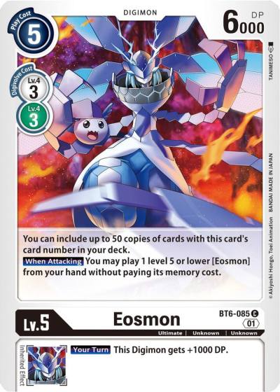 Eosmon BT6-085 C Double Diamond Digimon card