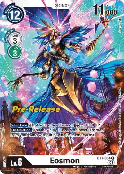 Eosmon BT7-084 U Next Adventure Pre-Release Cards Digimon card