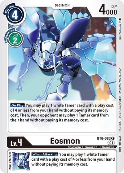 Eosmon Tamer Party Vol 5 Promo BT6-083 C Double Diamond Digimon card
