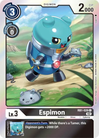 Espimon RB1-026 C Resurgence Booster Digimon card