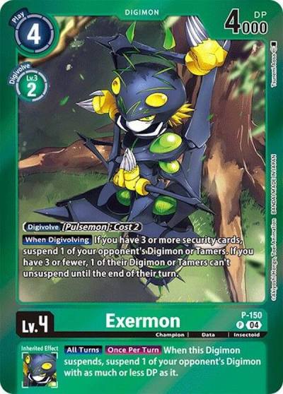 Exermon Reprint P-150 P Special Limited Set Digimon card