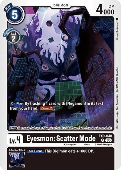 Eyesmon Scatter Mode EX9-048 C Versus Monsters Digimon card