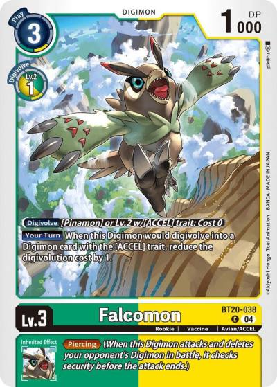 Falcomon BT20-038 C Release Special Booster 2.5 Digimon card
