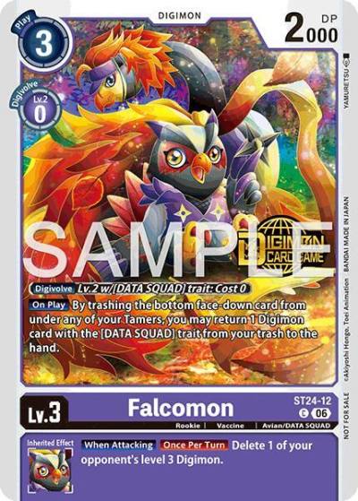 Falcomon Welcome Tamers Pack Vol2 ST24-12 C Starter Deck 24: Data Squad Release Event Cards Digimon card