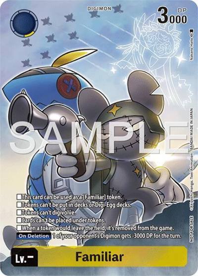 Familiar Token  Cyber Eden Digimon card