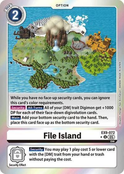 File Island Limited Foil EX9-072 U Versus Monsters Digimon card