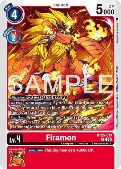 Firamon BT25-013 C Dual Revolution Digimon card