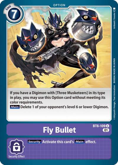 Fly Bullet BT6-109 U Double Diamond Digimon card
