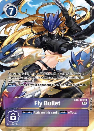 Fly Bullet Premium Deck Set BT6-109 U Double Diamond Digimon card