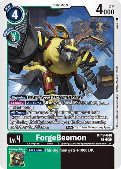 ForgeBeemon BT19-048 C Release Special Booster 2.0 Digimon card