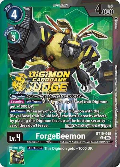 ForgeBeemon Judge Pack 2025 Wave 1 BT19-048 C Release Special Booster 2.0 Digimon card